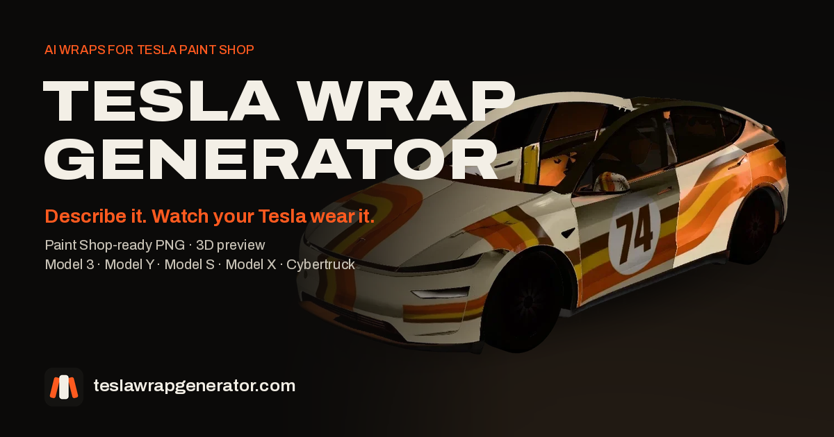 Tesla Wrap Generator screenshot
