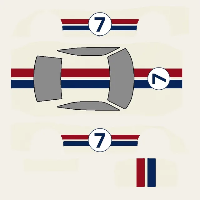 Retro Rocket flat Paint Shop map