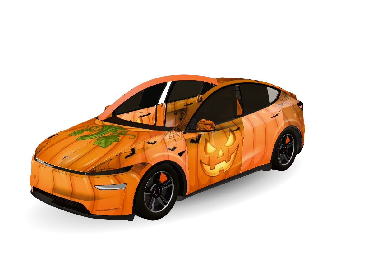 南瓜灯 Tesla wrap idea