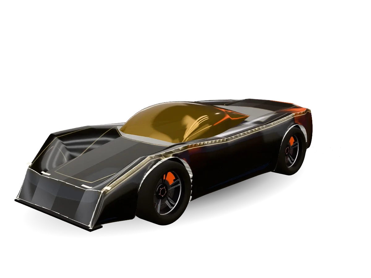 Midnight Gold Tesla wrap idea