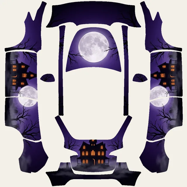 Haunted Mansion flat Paint Shop map