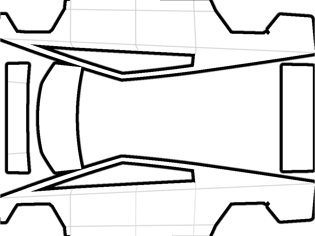 Cybertruck Tesla wrap template