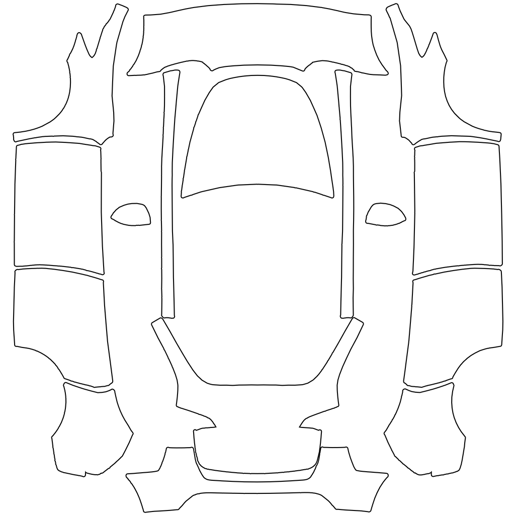Official Tesla Paint Shop template for Model Y 2020–2024